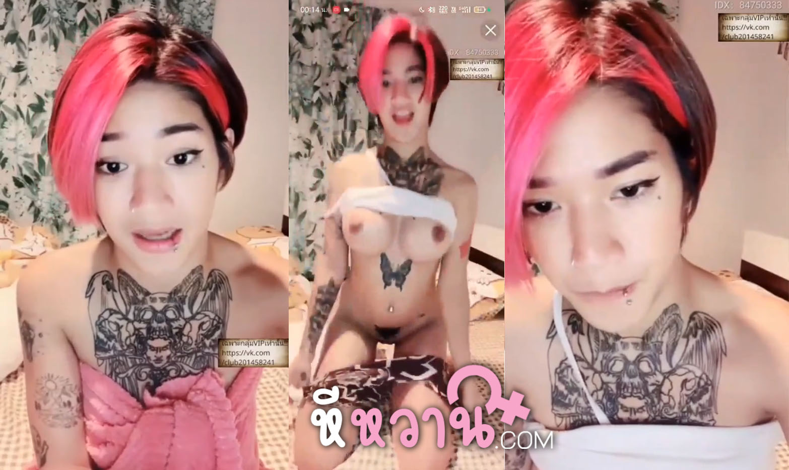 คลิปหลุด mlive เจ้ามิ้นท์ IDX-84750333 สาวลายสัก แก้ผ้าโชว์เสียว ร่อนหีเอวดีจัด มาพร้อมกับดิ้วโด้สุดเด็ด ผมสีสุดเด็ด ทรงนี้เย็ดมันส์