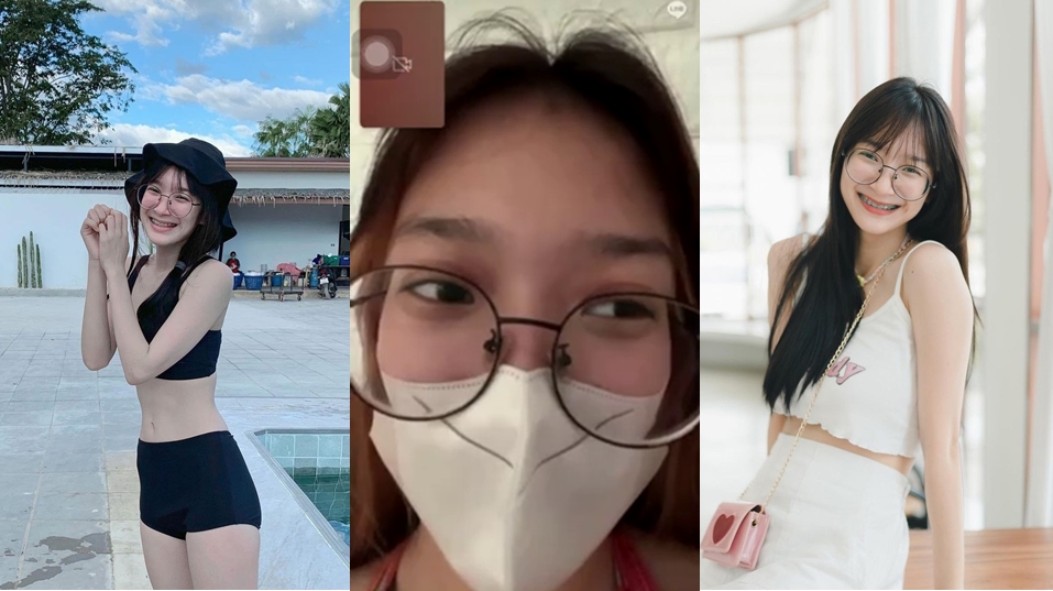 คลิปหลุดน้องแว่น TIKTOK คลิปที่เป็นกระแสใน Tiktok สาว แว่น สวย ขาว นมชมพู เปิดนมคอลกับแฟน แต่หลุดมาได้ไง