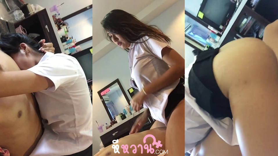 คลิปหลุดไทย นักศึกษามอดังหลุดมาได้ไงไม่รู้ แม่งโคตรน่าเย็ดเลยโดนจับเย็ดคาชุดหน้าชัดหน้าตาสวยชิบหายอยากจับแม่งตอกหีเย็ดสดจริงๆ