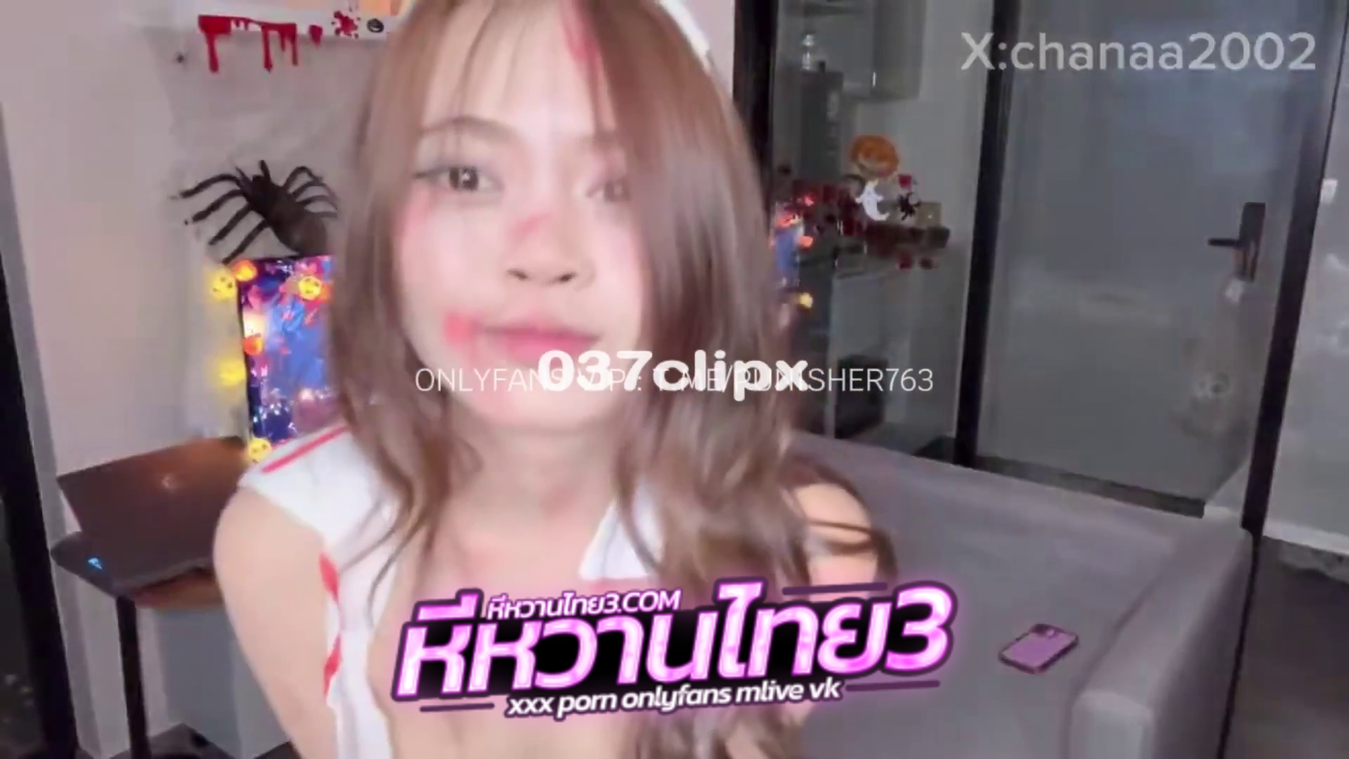 คลิปหลุดOnlyfans Chanaa2002 น้องณชา มาแต่งคอสเพลย์เย็ดเสียกับแฟนหนุ่ม มาโดนพยาบาลสุดขี้เงี่ยนโยกควยเย็ดให้อย่างเด็ด กระแทกหีแบบฟินๆ ครางเสียวอย่างมันส์ เอวโครตดีจัดๆลีลาอย่างมันส์